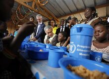 "음식은 아이들을 당기는 자석이에요." WFP홍보대사 조세 무리뉴감독의 현장 방문