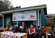 LG전자, WFP와 함께 케냐 키베라 지역에 "LG희망학교(LG Hope school)" 을 설립
